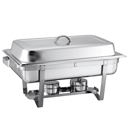 SOGA Dual Tray Stainless Steel Chafing Dish Food Warmer 4.5L
