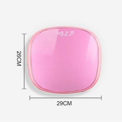 NNEAGS 2X 180kg Digital LCD Fitness Electronic Bathroom Body Weighing Scale Pink
