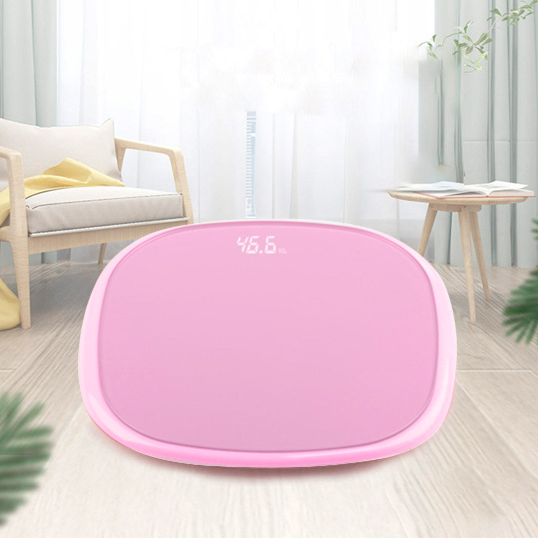 NNEAGS 2X 180kg Digital LCD Fitness Electronic Bathroom Body Weighing Scale Pink