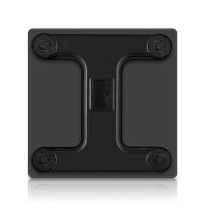 NNEAGS 180kg Glass LCD Digital Fitness Weight Bathroom Body Electronic Scales Black