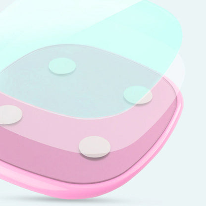 NNEAGS 2X 180kg Digital LCD Fitness Electronic Bathroom Body Weighing Scale Pink