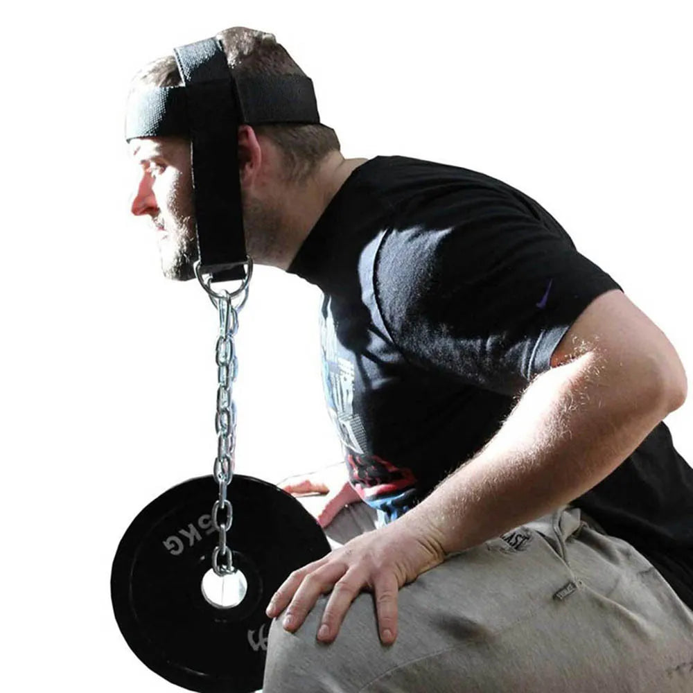 Head and Neck Training Harness - Adjustable Strap for Gym Fitness